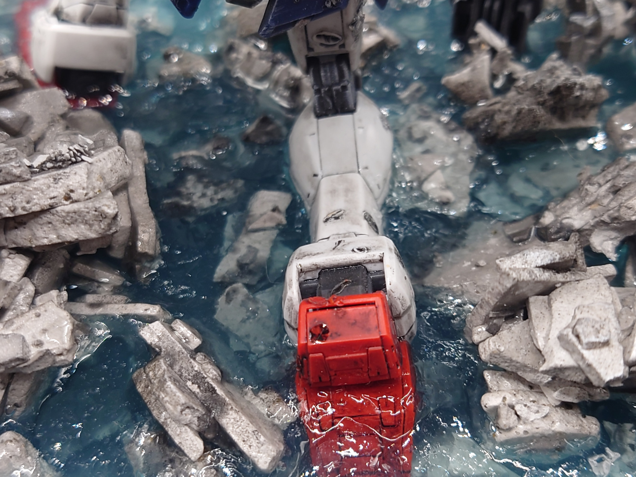 水没した都市廃墟｜@soujirou_soraさんのガンプラ作品｜GUNSTA（ガンスタ）