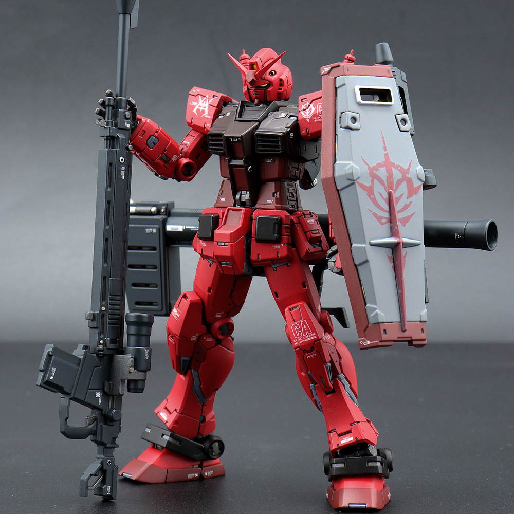 RG ガンダム Ver2.0】キャスバル専用ガンダム 対艦ライフル装備仕様