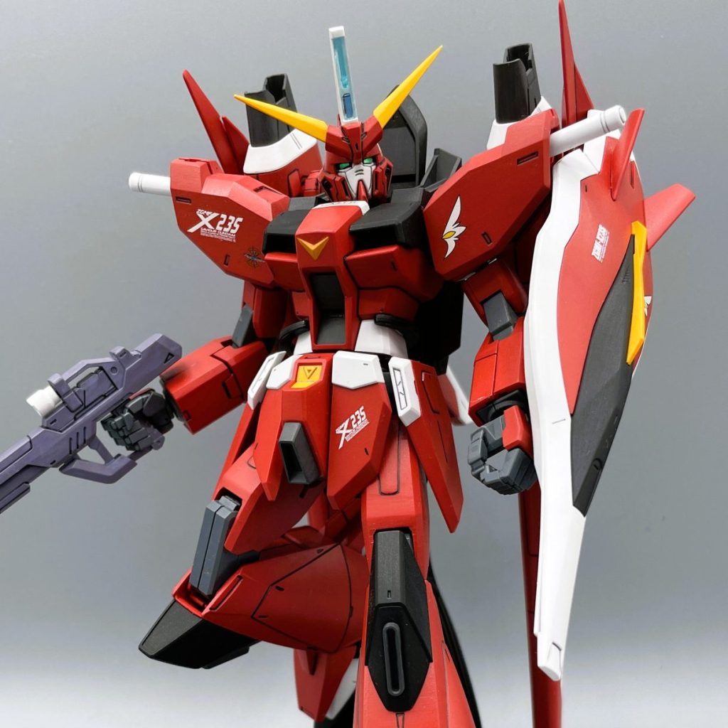 旧 1/100】セイバーガンダム【筆塗り全塗装】｜キャンプラさんの