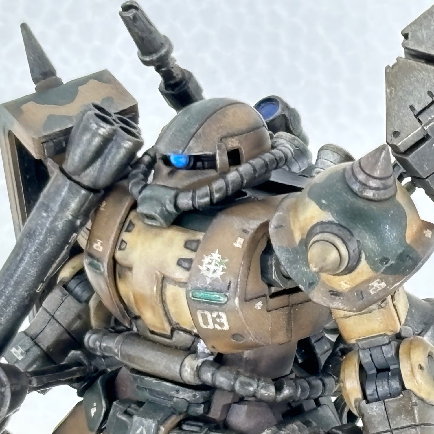 高機動型ザク地上用 サザンクロス隊 サンホ機｜masamineさんのガンプラ