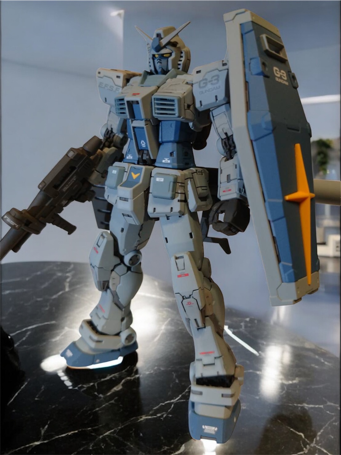 RG ガンダムVer2.0（G3風カラー）｜gunpla_storageさんのガンプラ作品