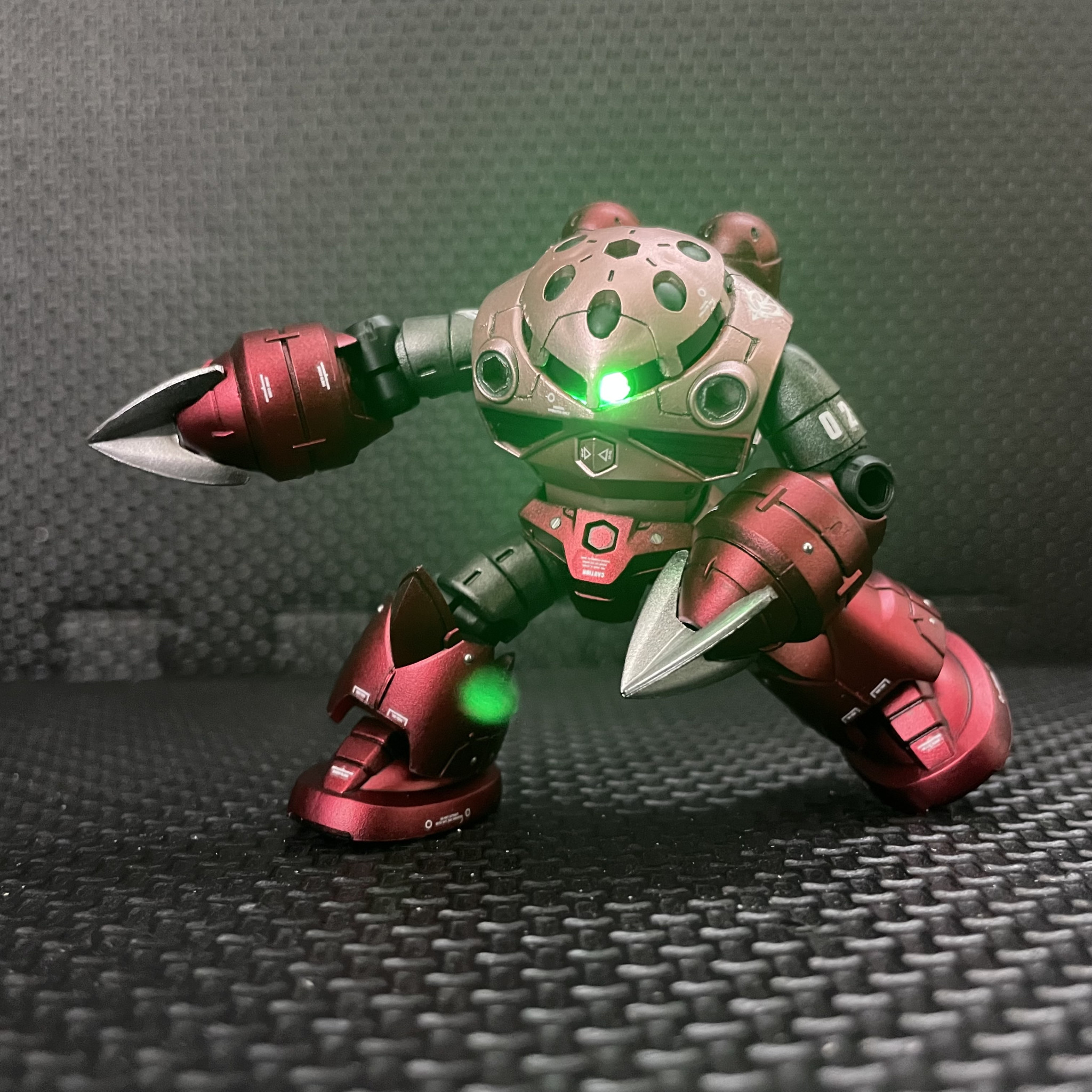 LED搭載 モビルスーツアンサンブル ズゴック キャンディ塗装｜Zigma