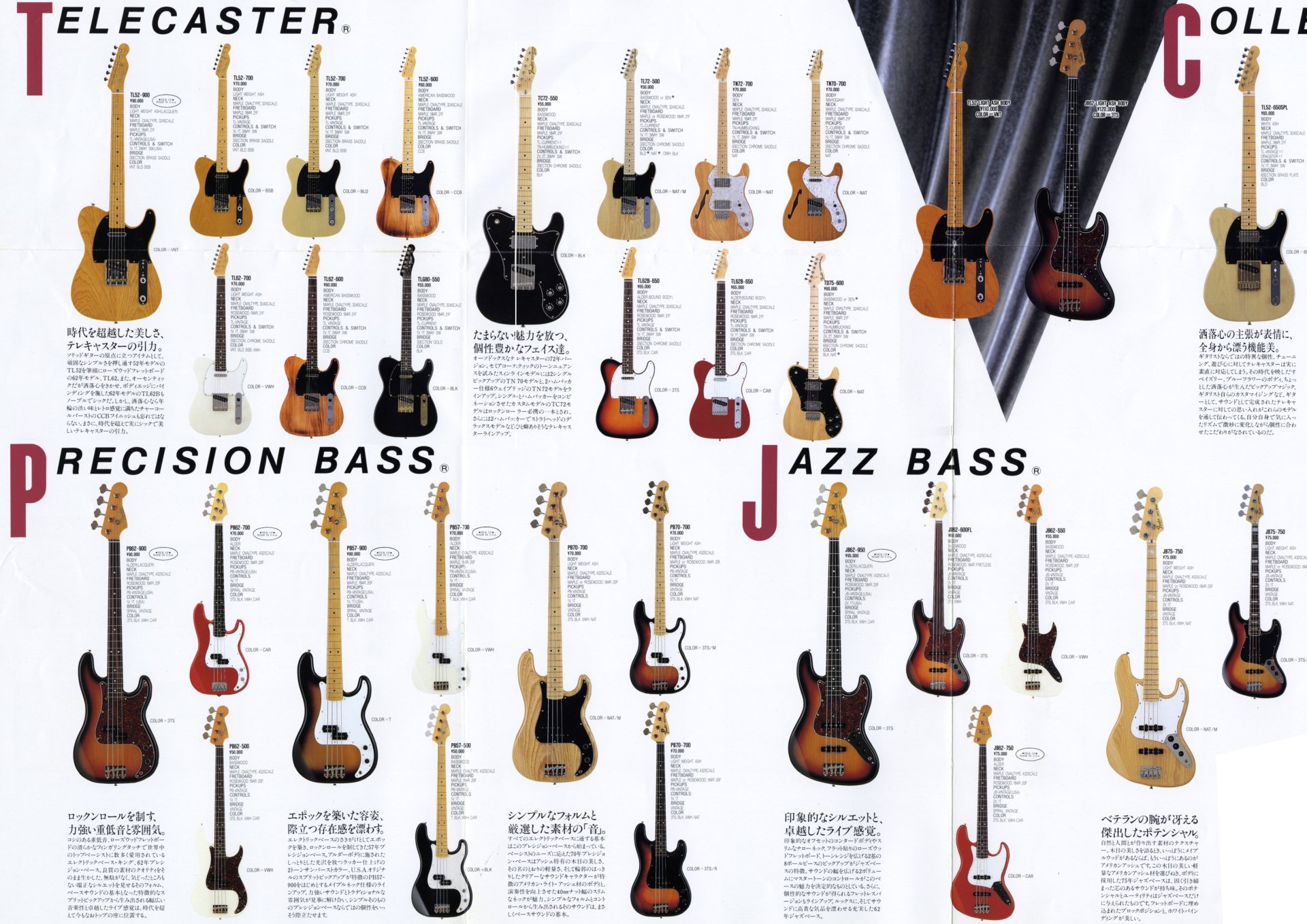 楽器カタログの世界 - フェンダージャパン カタログ 1990 Page 8