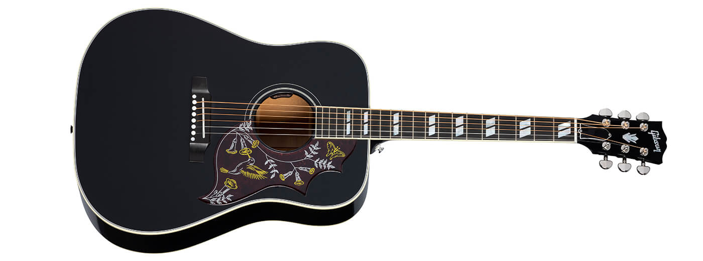 Gibson adds Ebony Hummingbird, J-45 and SJ-200 to its Exclusives