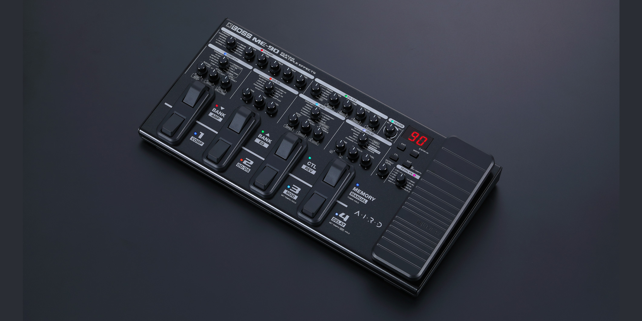 BOSSより、直感的な操作性と高品位なサウンドを兼ね備えたマルチ