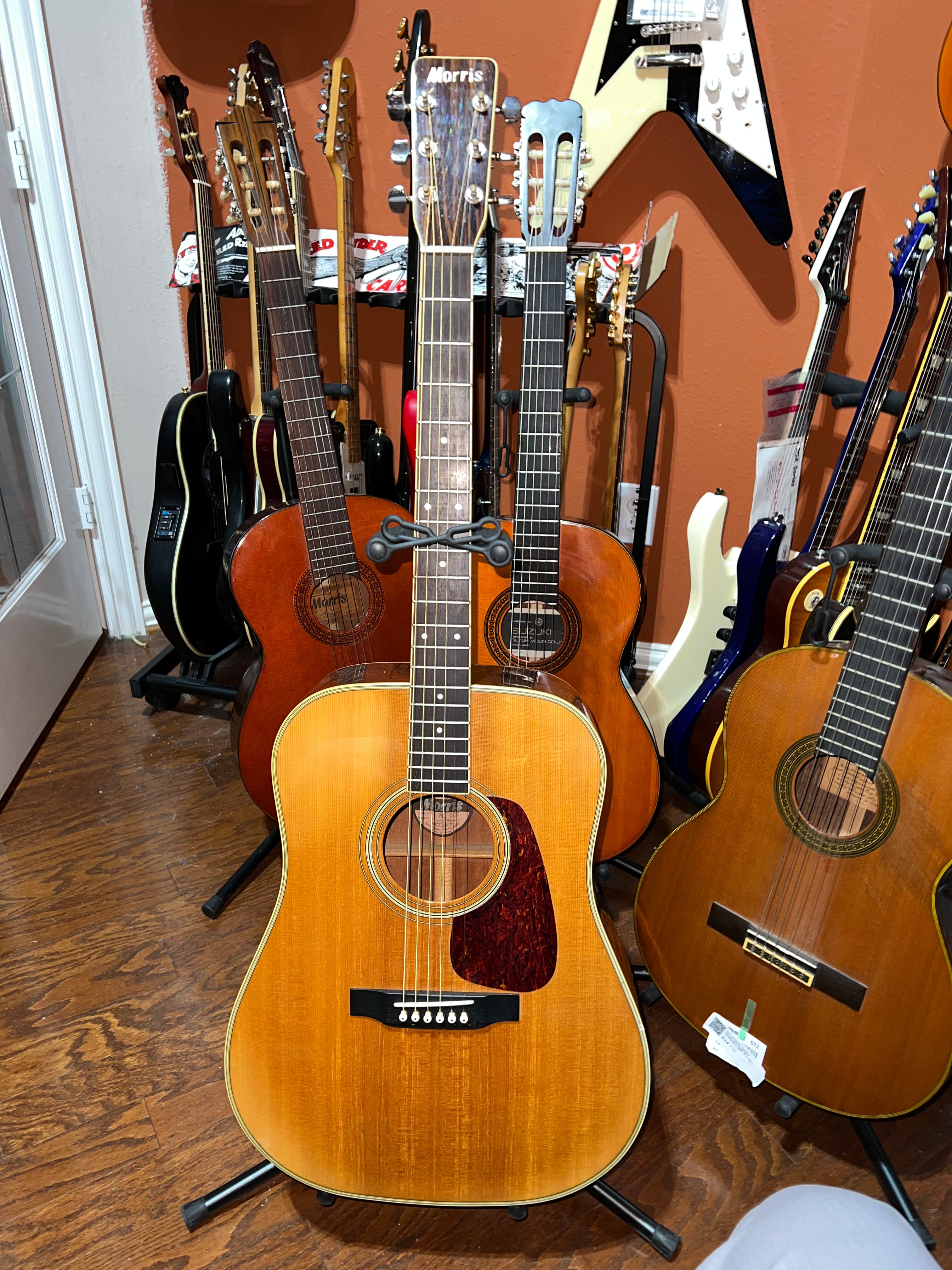 Morris – MD-507 – Acoustic Guitar – 1991 MIJ – Free Ship – Guitar