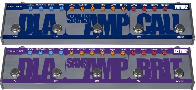 マルチエフェクター】Tech21 ”CALI” ”BRIT” FLY RIGシリーズ スタイル
