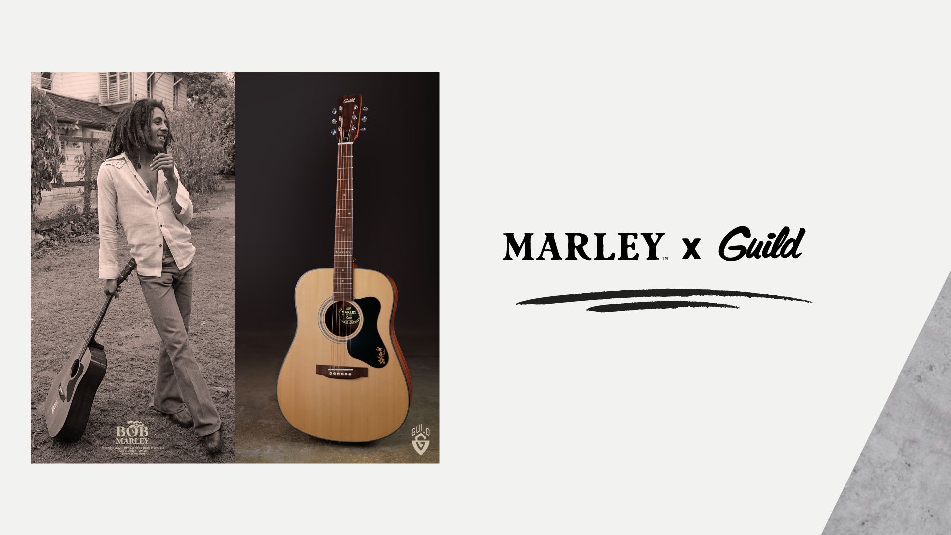 GUILD A-20 Bob Marley｜レゲエの神様、「ボブ・マーリー」が使用し