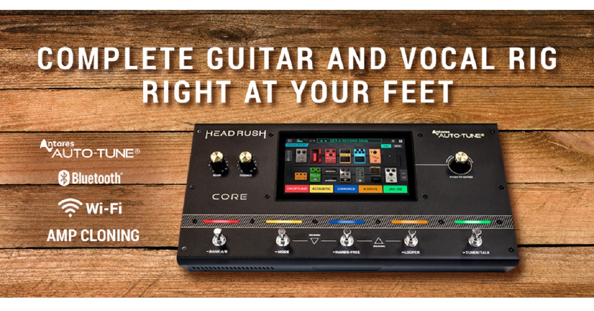 HEADRUSH CORE｜理想のギター& ボーカルサウンドを指先で触れるだけで