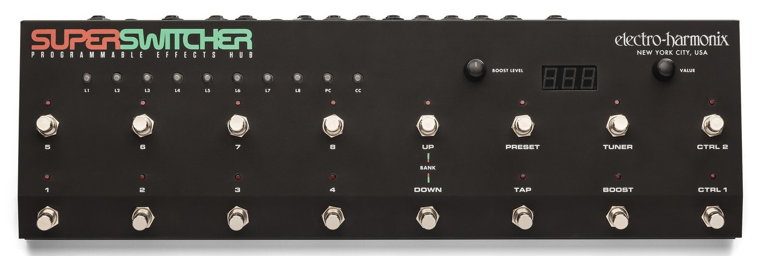 スイッチャー】-Electro Harmonix-8ループを備え128プリセットをセーブ