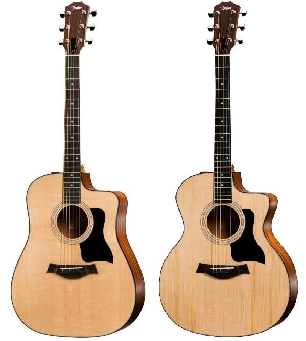 エレアコギター】Taylorの100シリーズES2搭載モデルがいよいよ登場