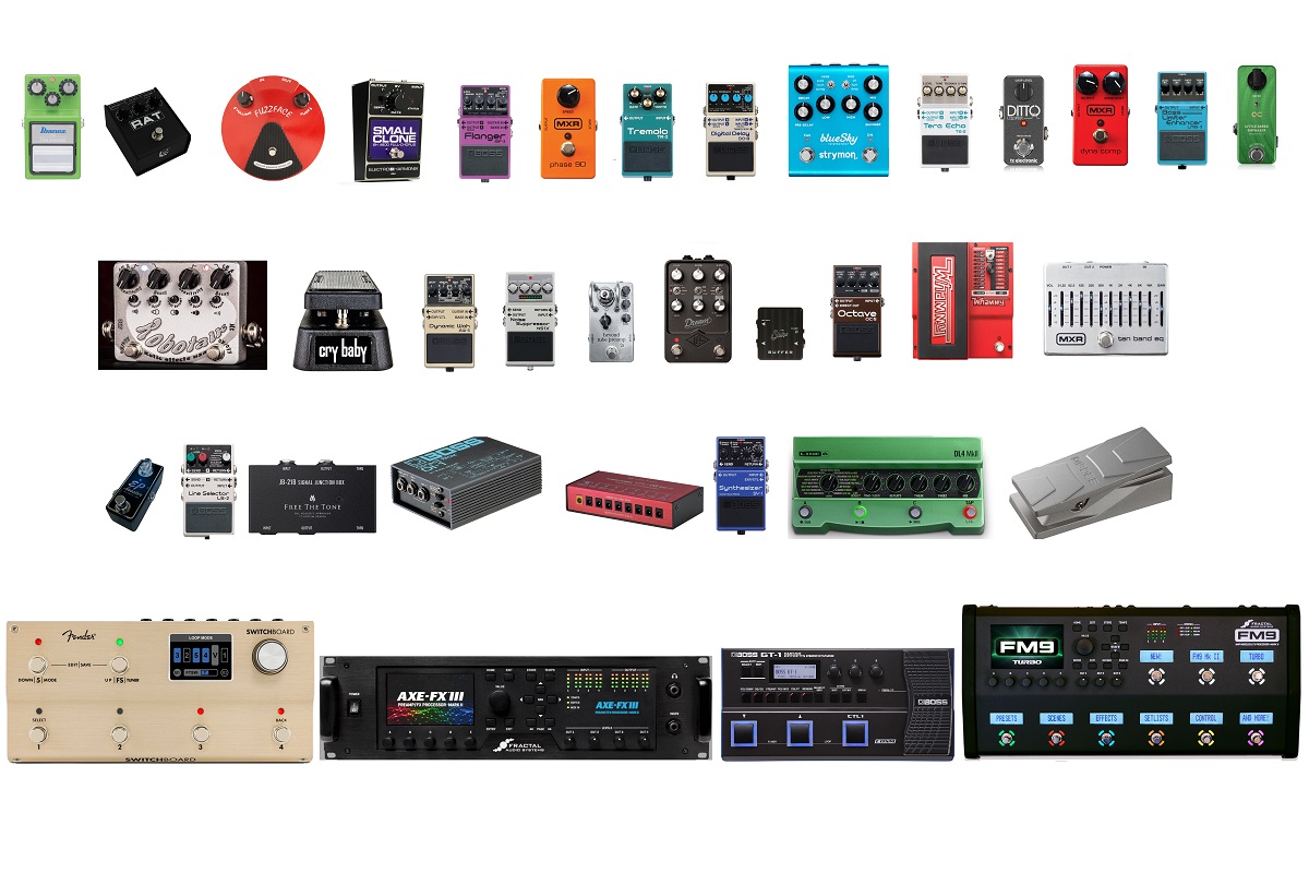 今さら聞けない】エフェクターの基礎知識編 ～エフェクターの種類と