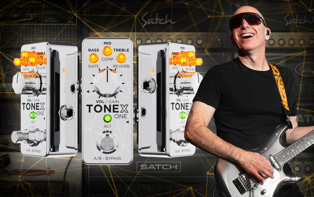 Joe Satrianiの魂を具現化！限定版IK MULTIMEDIA TONEX ONEペダルが