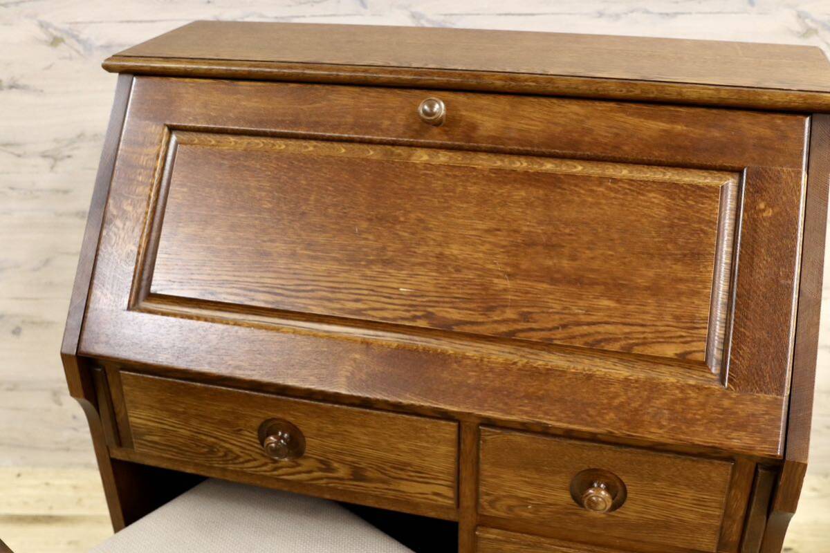 GMHS191○えぞ民芸家具 EZO 蝦夷民芸家具 ライティングビューロー