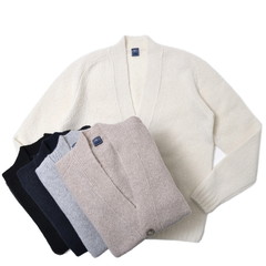 FEDELI（フェデーリ）ウールカシミアナイロンブークレソリッドニット