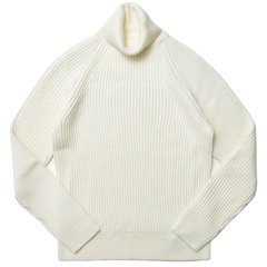 ZANONE（ザノーネ）ミドルゲージウールリブタートルネックニット DV