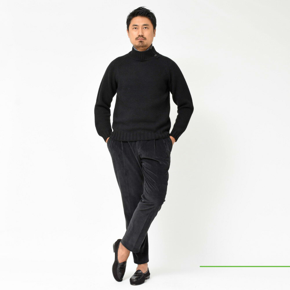 RENCONTRANT（レンコントラント）モックネックニット・スキッパーポロ