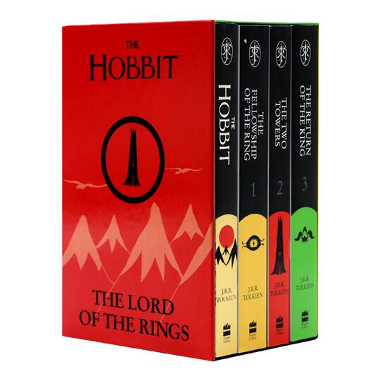 ホビットの冒険と指輪物語 4巻セット - J.R.R.トールキン - 英語