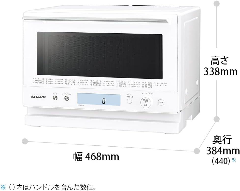 月額4,580円レンタルプラン：シャープ 過熱水蒸気 オーブンレンジ