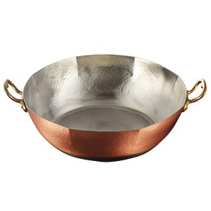 鎚起 IH対応 銅しゃぶ鍋 (手付) 八角 鎚目 24cm｜通販 パックハマヨシ