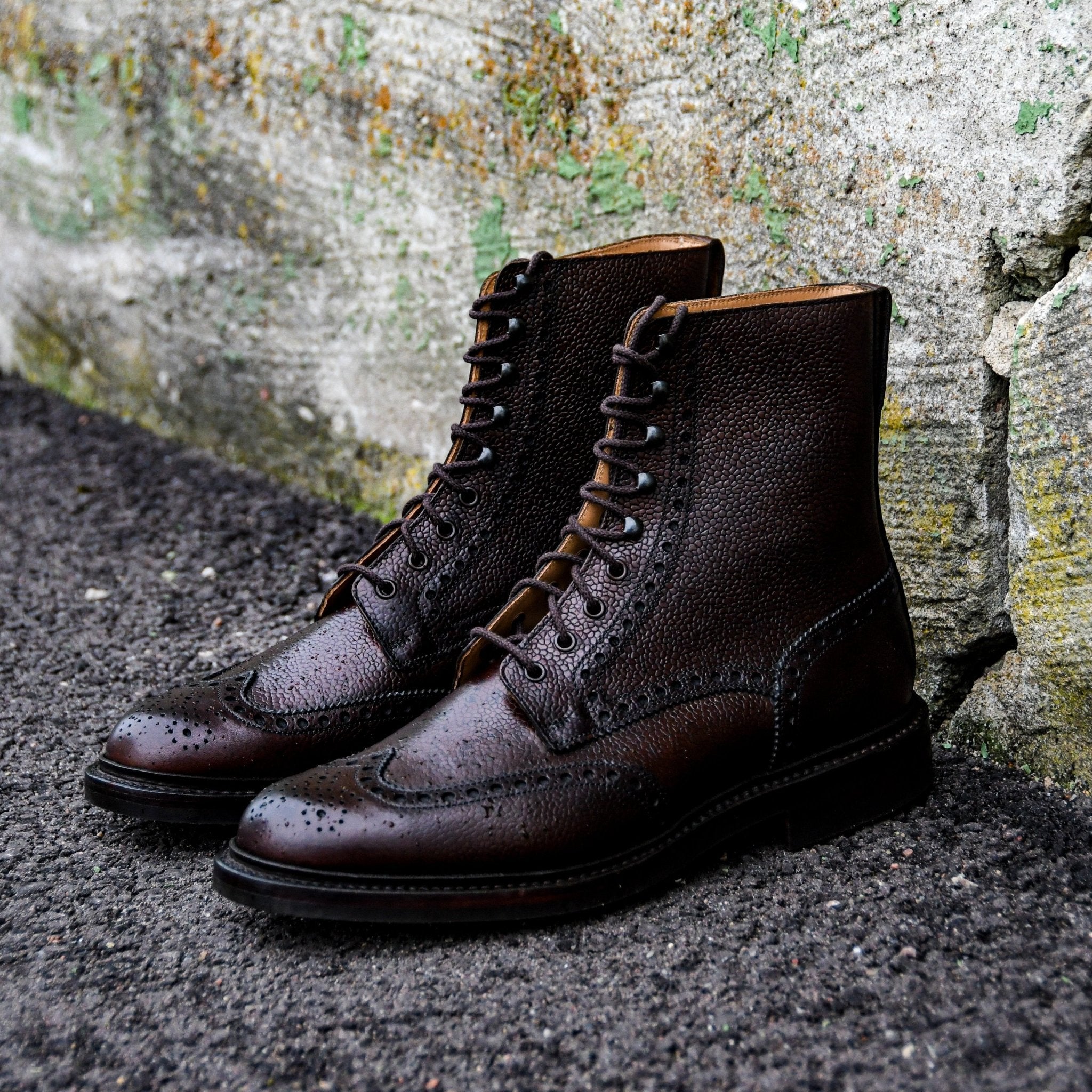 Islay Dark Brown Men's Boots – Crockett & Jones | James Bond
