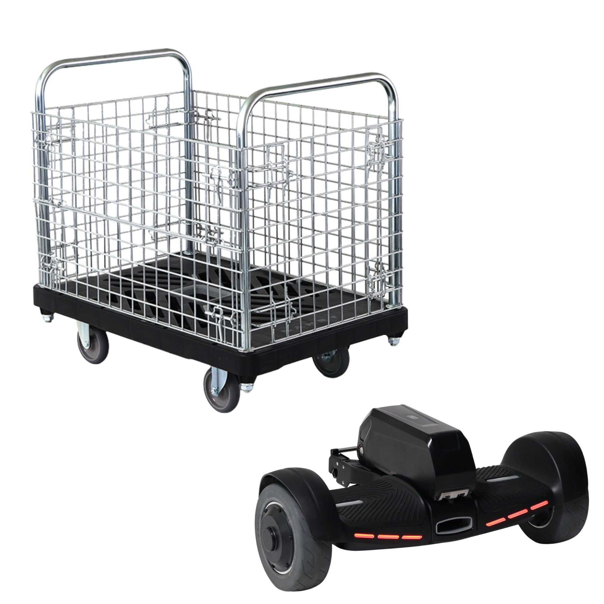 公式】XA-BW|DANDY X series|プラスチック製カゴ台車 – 花岡車輌公式