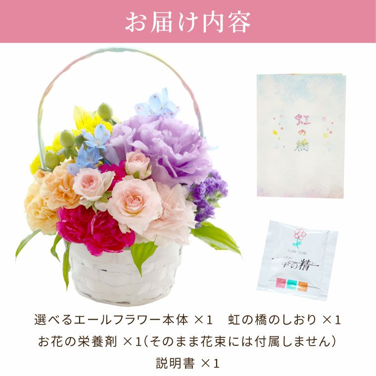 ペットちゃんの虹の橋 エールフラワー』 お供え 生花 | 横浜花まりか