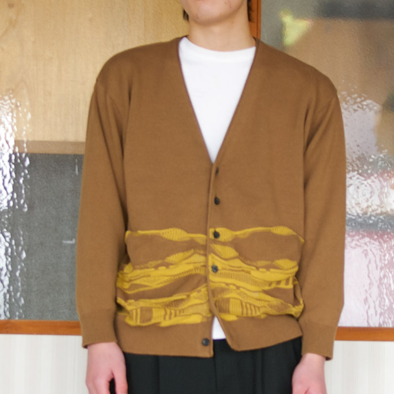 Hkd-002】波柄カーディガン【公式】Hanazawa Knit Design オンライン