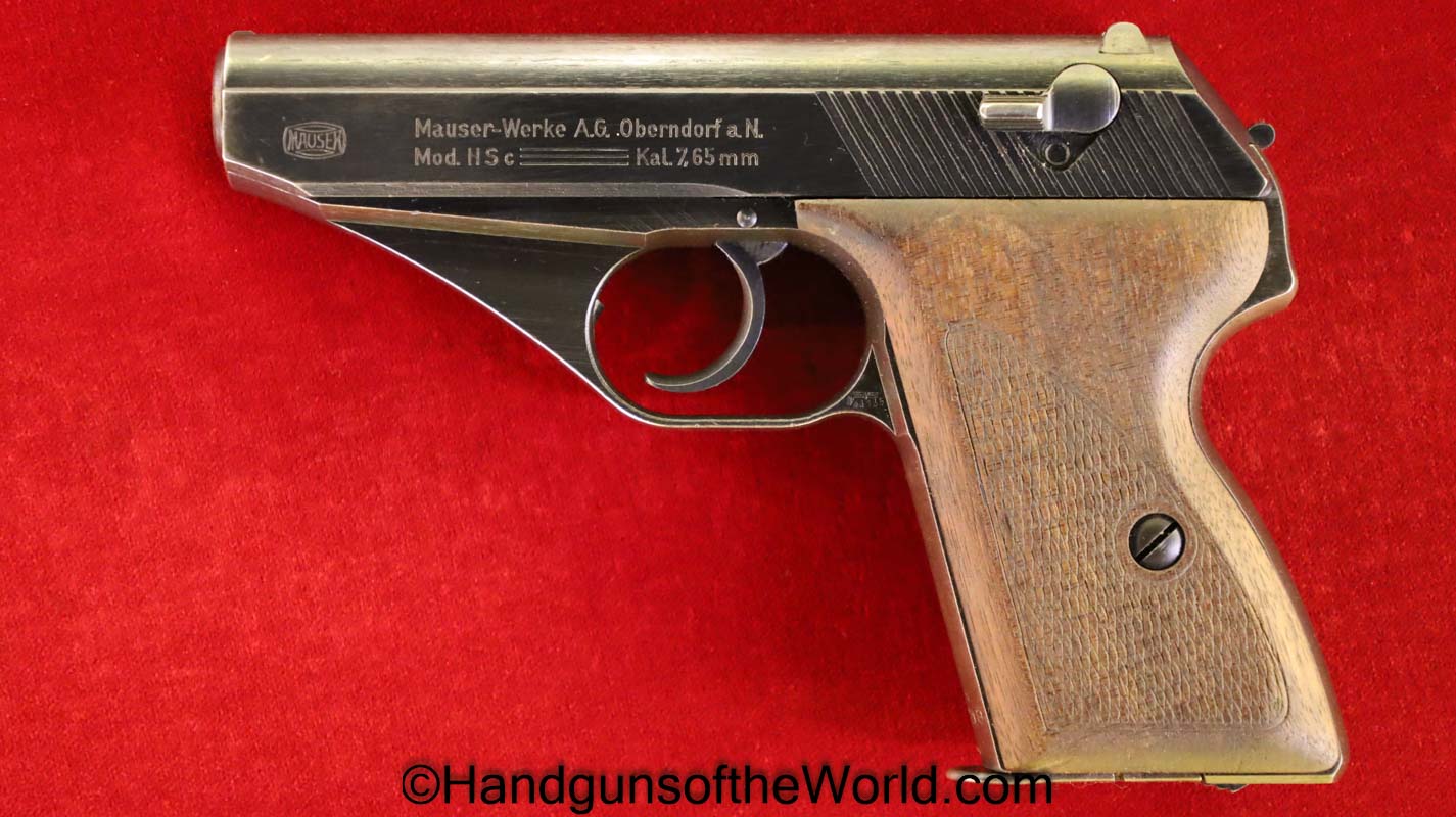 Mauser HSc, 7.65mm, Late War Nazi Issue - Handguns of the World