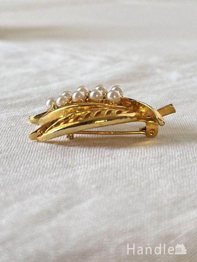 スズランのモチーフが可愛いブローチ、イギリスから届いたアンティーク