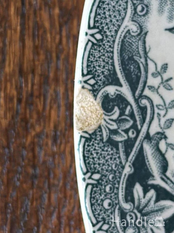 フランスから届いたアンティーク陶磁器のボウル、繊細な絵がとても