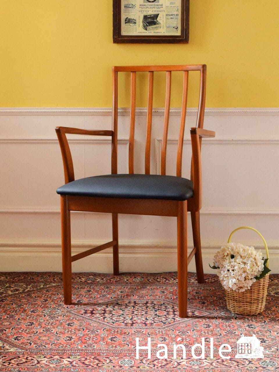 G-planのラダーバックチェア、北欧スタイルのヴィンテージダイニング