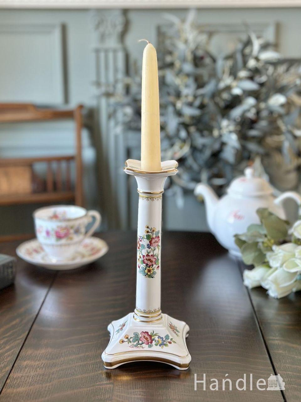 英国貴族に使われていたアンティークガラスの4点セット、プレス模様が