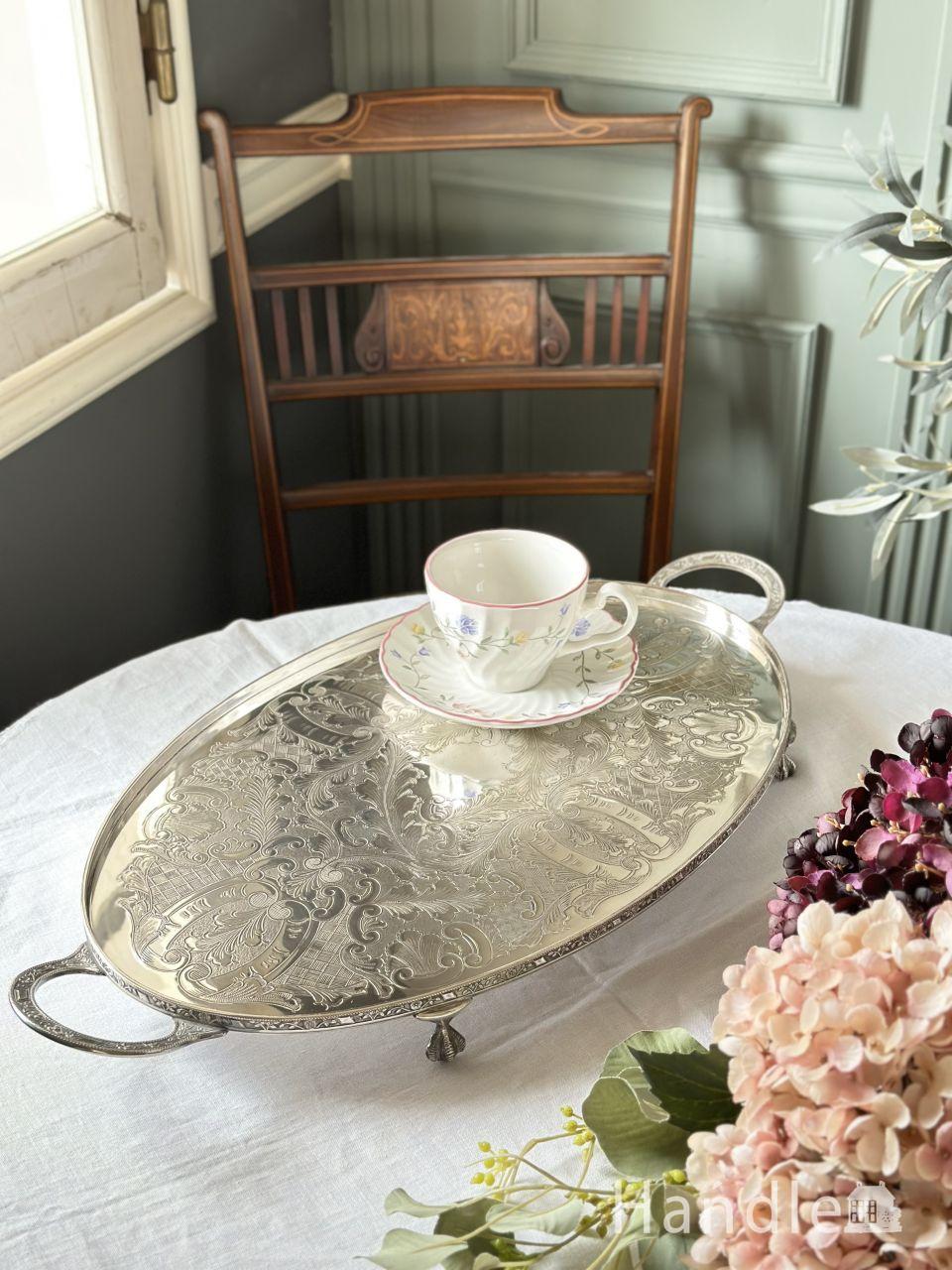 VINERS社シルバープレートトレイ（31.5x20cm） イギリス ビンテージ