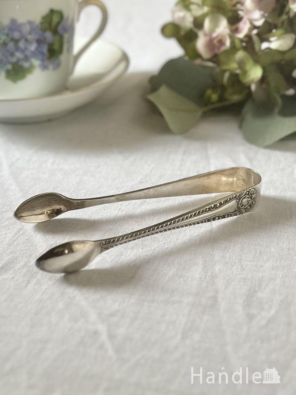 アンティークのコーヒースプーンセット、スターリングシルバー（純銀