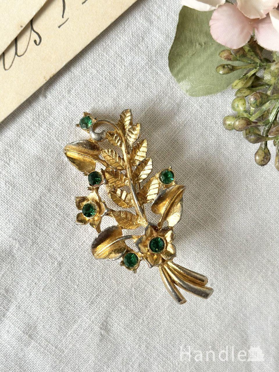 1940年代のアンティーク ブローチ（フラワー）(m-275-z)｜アンティーク雑貨