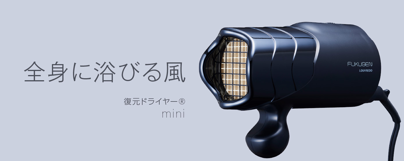 復元ドライヤー®mini ｜ ハニエル ｜ 髪・素肌にすこやかな美しさを