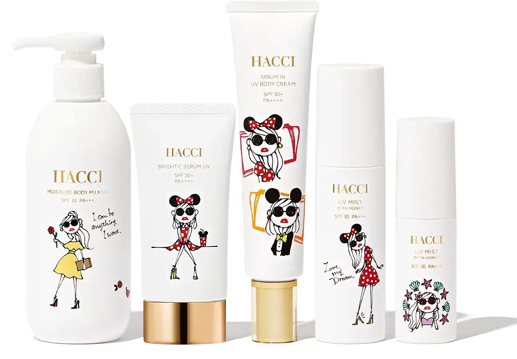 モイスチャーボディミルク UV 【ディズニー】｜HACCI公式オンラインストア