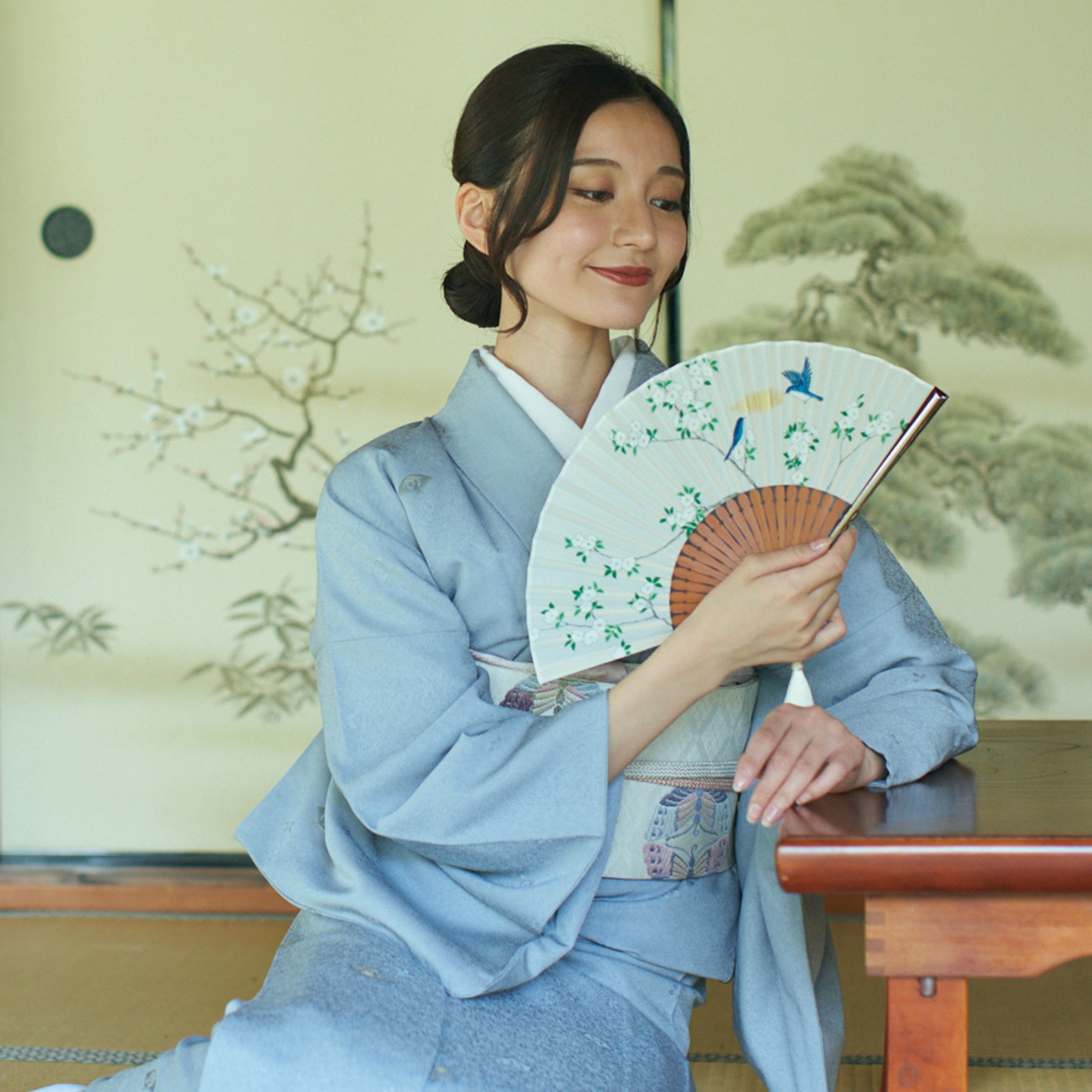 京友禅 彩染 扇子セット（全3種類） – 白竹堂オンラインショップ