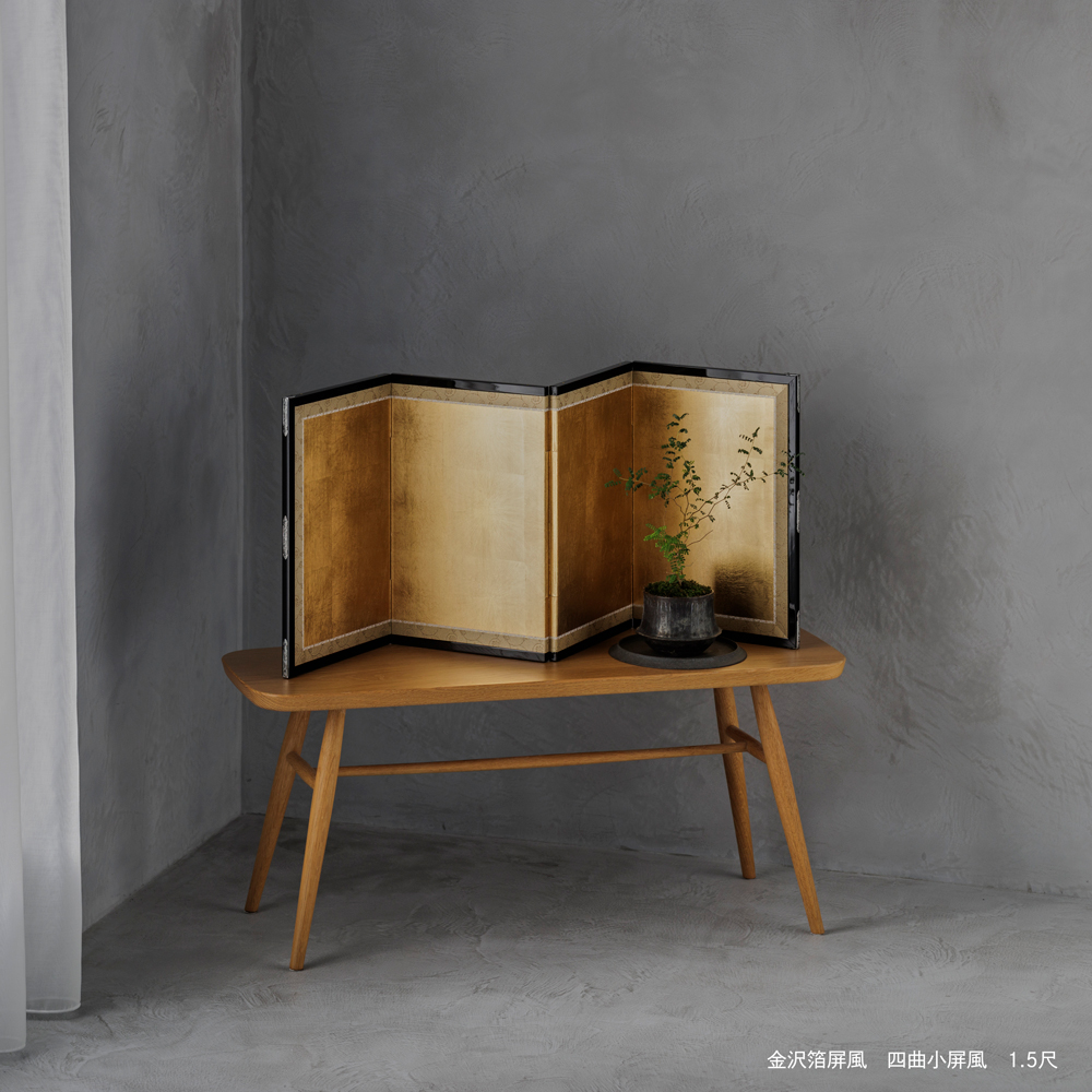 箔一 hakuichi 金箔 金沢箔 金沢 工芸品 金沢箔屏風 二曲小屏風