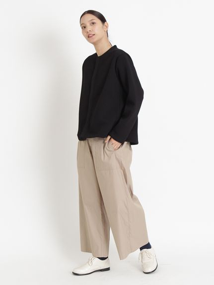 美品】KEI Hayama PLUS ガウチョ ワイドパンツ F ブラック 楽天市場