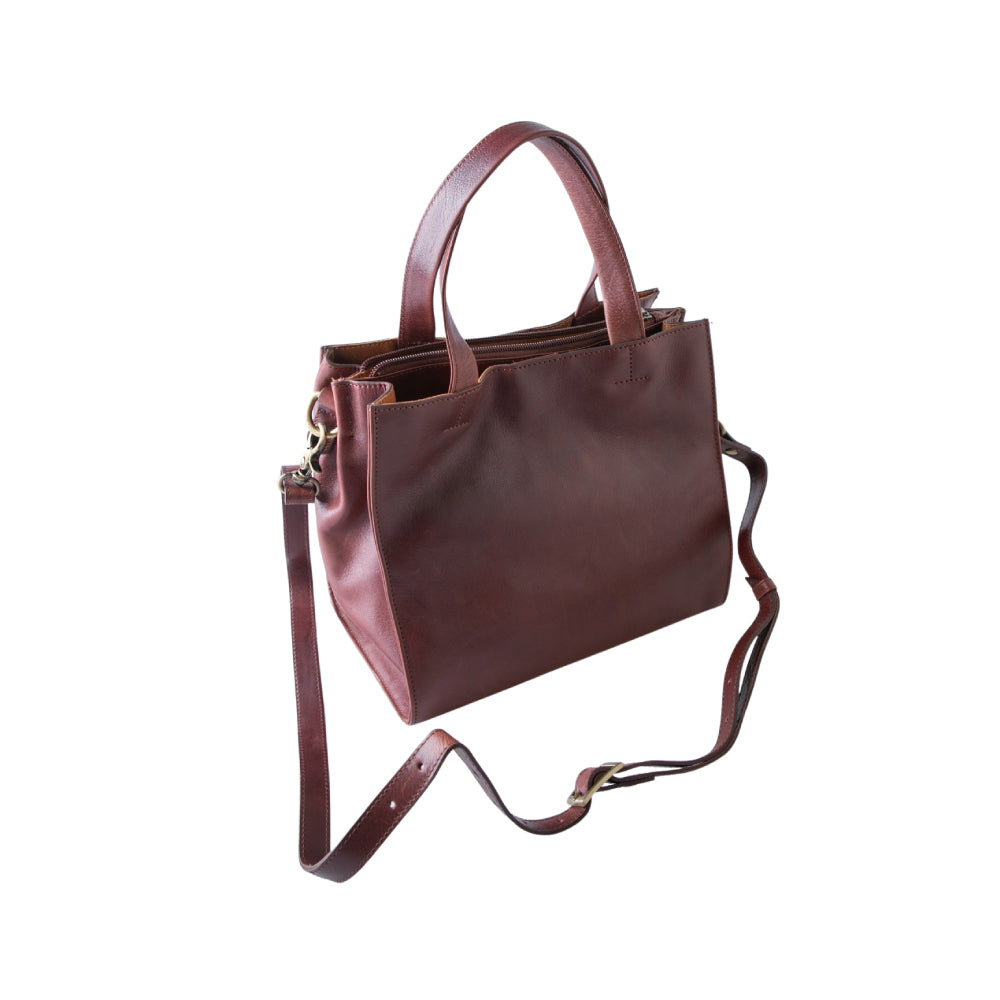 ショルダーバッグ 上質なイタリアンレザー 2Way仕様でおしゃれなレザー