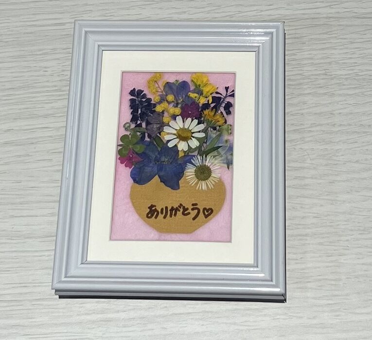 押し花額 | 作品紹介 | 横浜市泉区で雑貨ならhappiness moment