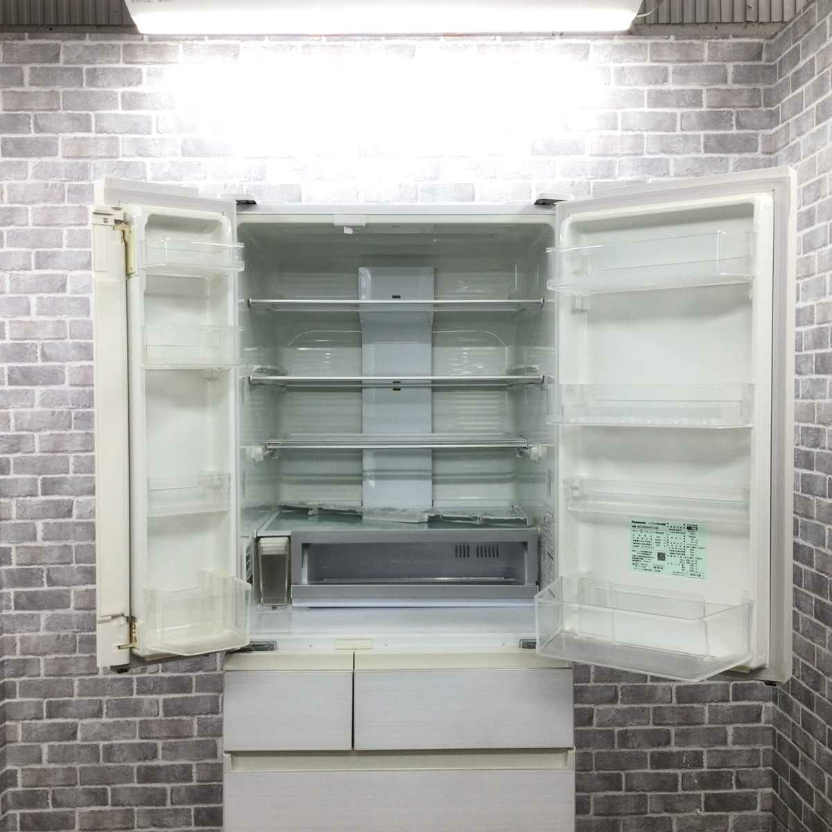 パナソニック 冷蔵庫 6ドア 600L フレンチドア ホワイト NR-F606HPX-W