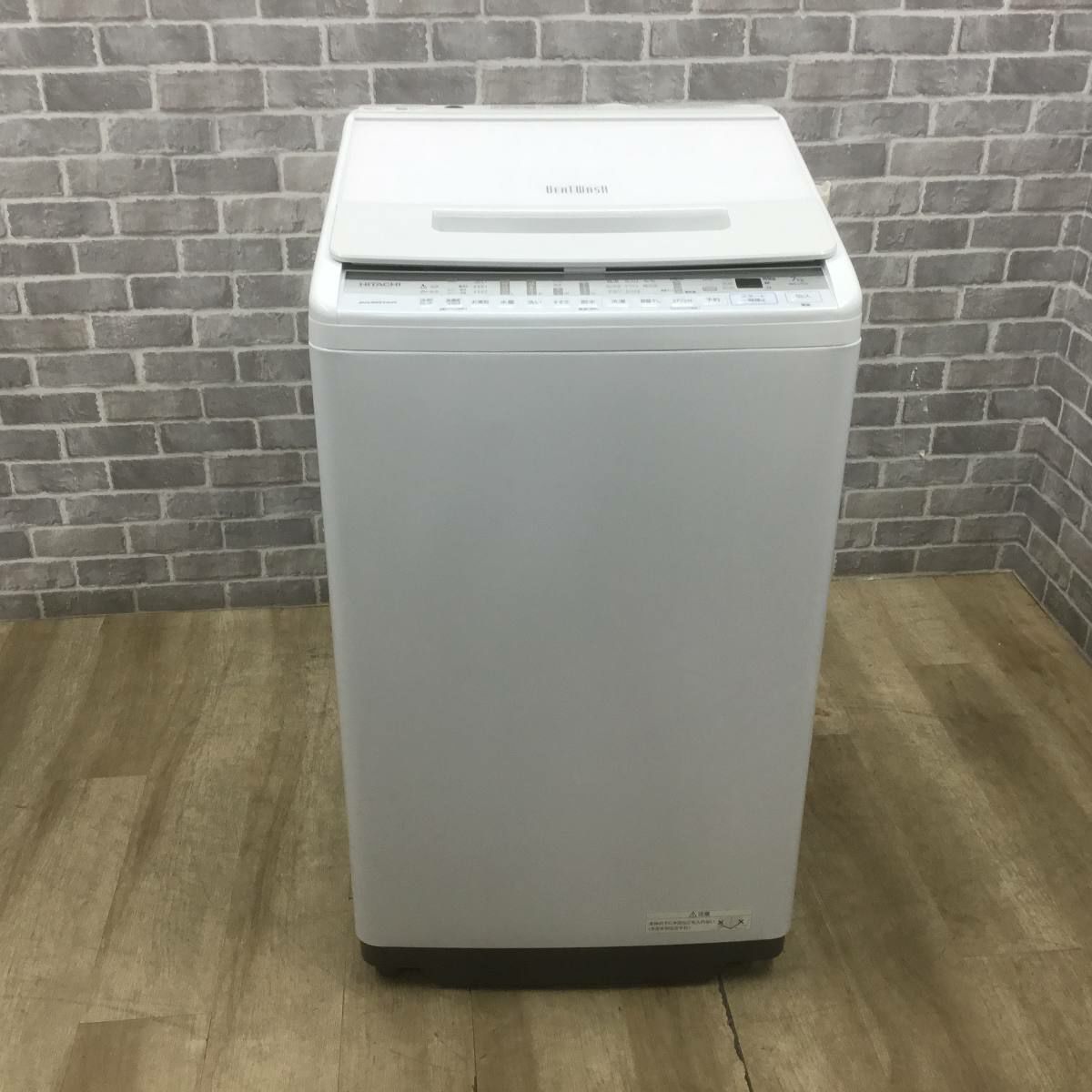 日立 ビートウォッシュ 洗濯機 7.0kg 縦型 ホワイト BW-V70F(W) 2021年