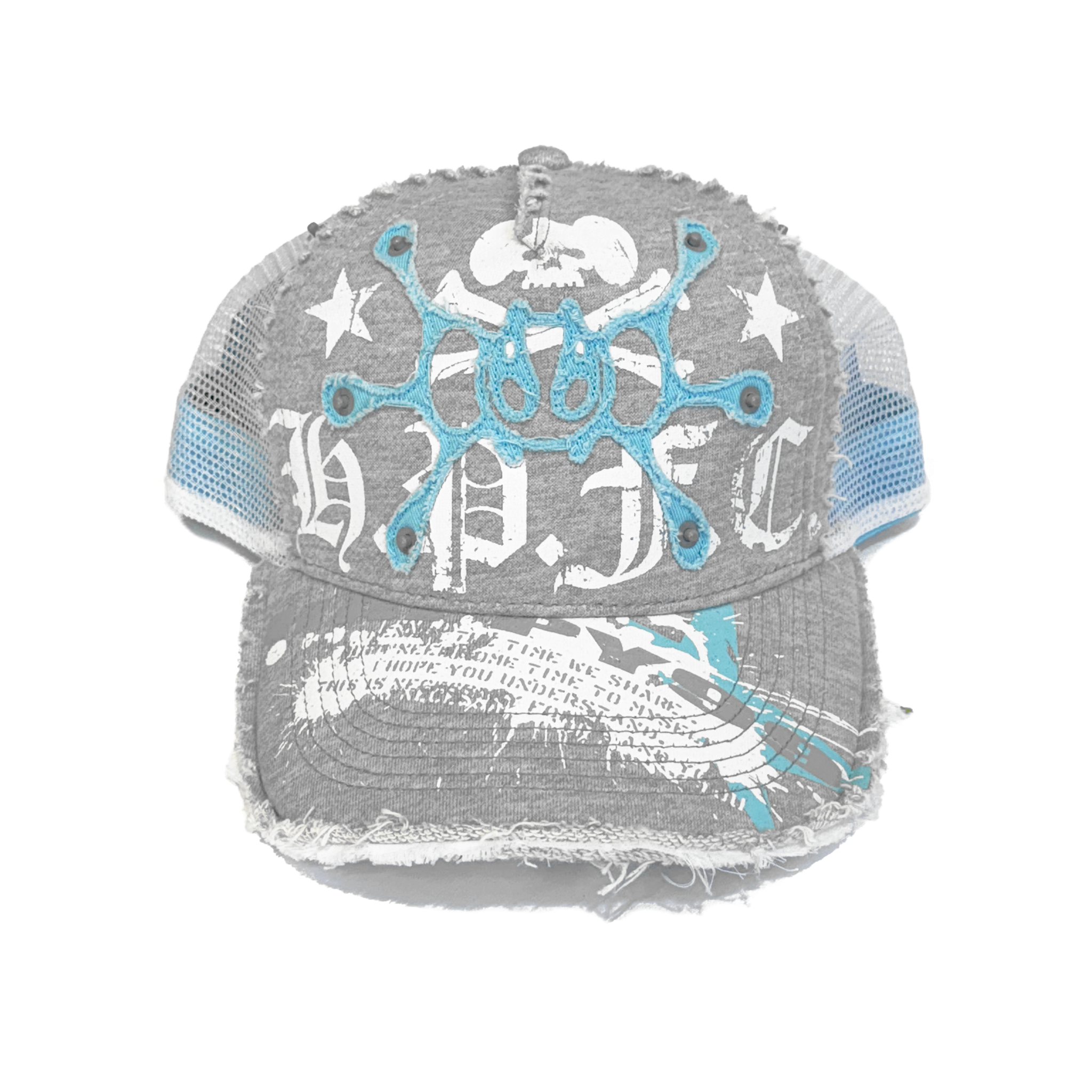 H.P.F.C. Trucker Hat - Grey| Happy99