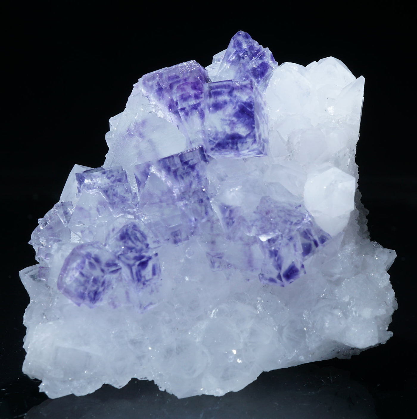 中国 ヤオガンシャン産 フローライト・水晶|ハッピーギフト – 天然石