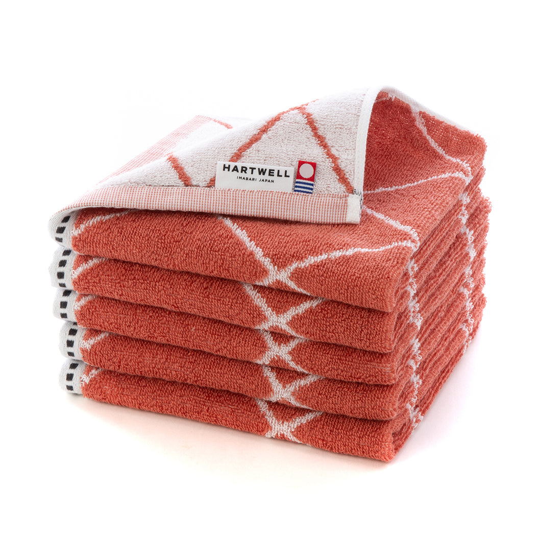 5枚セットクロス ハンドタオル｜今治の老舗タオルメーカー【ハート