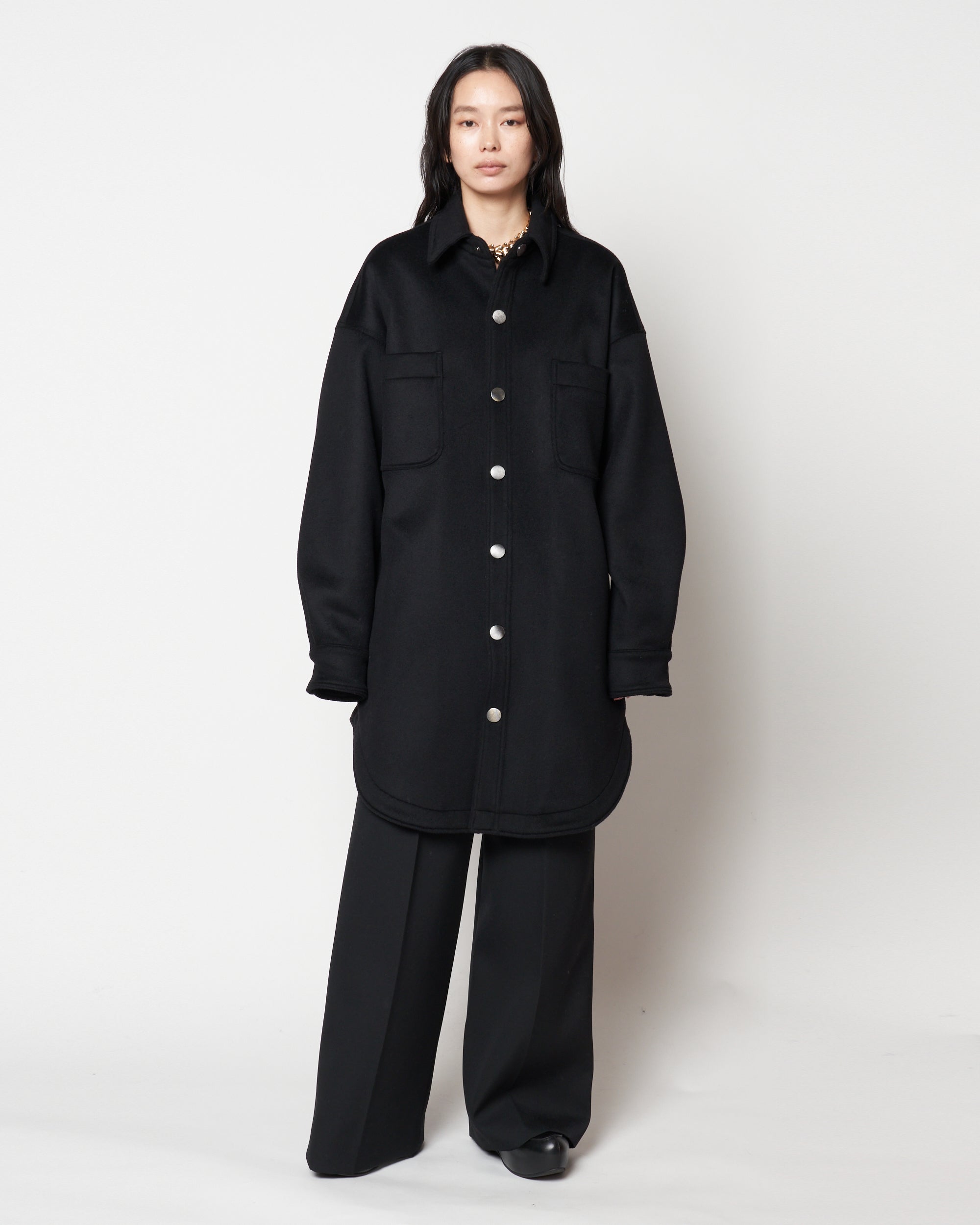 JASLYN - OVERSIZED COTTON POPLIN SHIRT – HARUNOBUMURATA