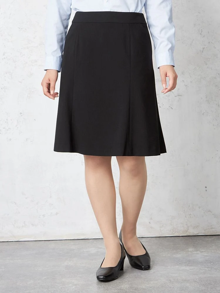 ウォッシャブル】セミフレアスカート ストレッチ S＆M Knightsbridge